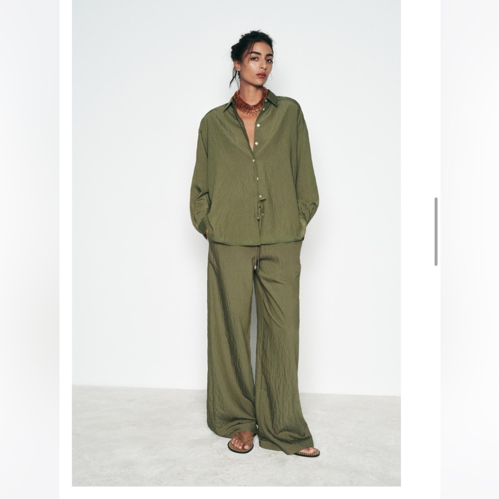Zara Olive Green Women's shirt